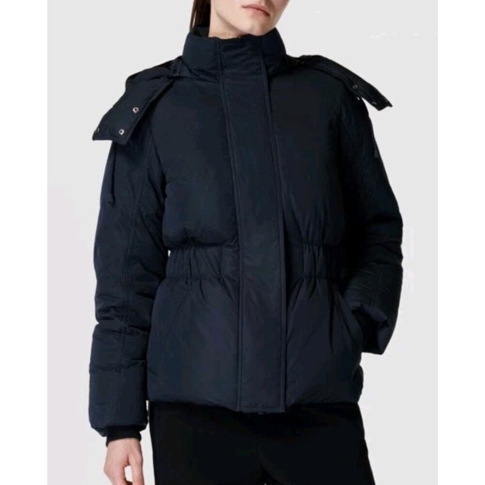 Sweaty Betty Navy Quilted Puffer Jacket